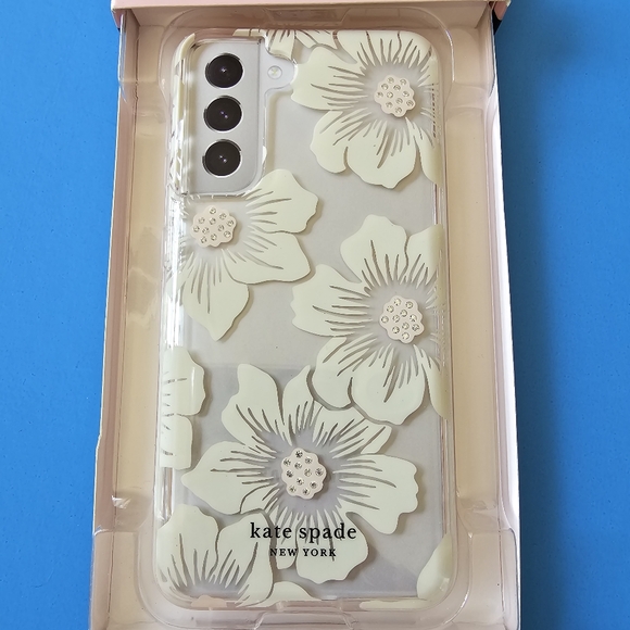 Galaxy S21 5G - Kate Spade New York Case (HOLLYHOCK FLORAL) - Picture 3 of 4